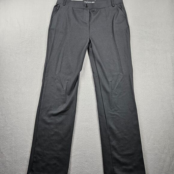 Tapata Dress Pants Rayon Blend Black XXL 32" Inseam - Picture 1 of 8